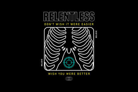 relentless typography aesthetic Streetwear Graphic Design ideas customize templates