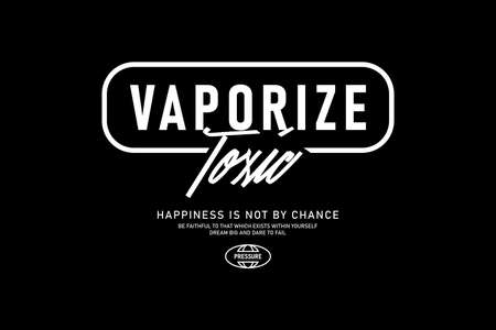 Abstract streetwear  vaporized typography style collection