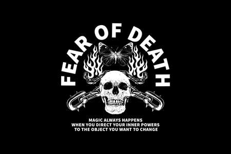 Abstract street wear typography style collectionのイラスト素材