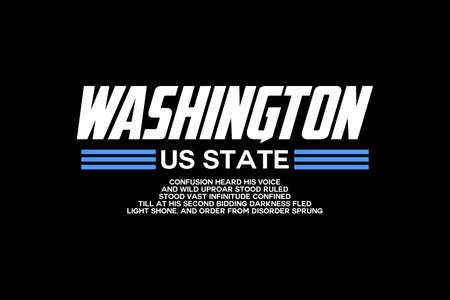 washington typography aesthetic Streetwear Graphic Design ideas customize templatesのイラスト素材