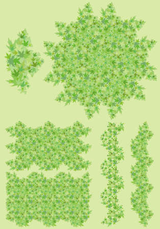 element from which you can make various versions of the backgroundのイラスト素材