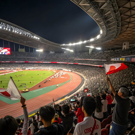 Fans and supporters of Malaysia national football team during the Malaysia National Football League match between Malaysia and Malaysia at Selangor Stadium.の素材