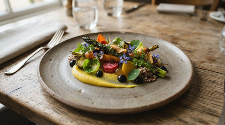 Vegetarian Cuisine Culinary Gourmet Gourmet Food Concept