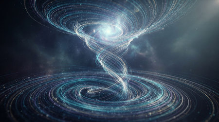 Abstract background of the cosmic nebula. Deep space. Universe.
