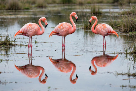 Greater flamingo (Phoenicopterus roseus)