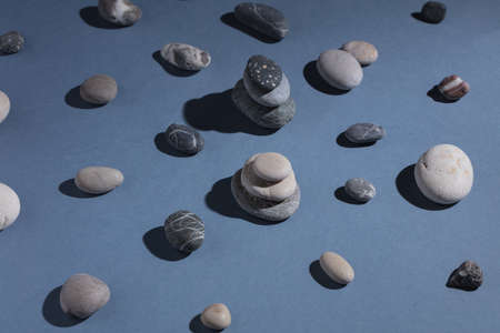 trade, sale, small business concept. close up photo. the language of stones. mountain, tower from...