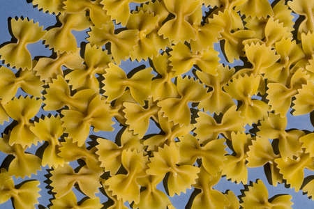 a pile of macaroni on the kitchen table, busines, Homemade Italian pasta, macaroni industry,の写真素材