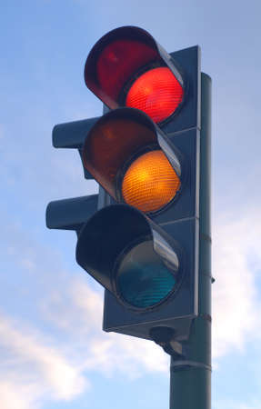 Traffic lights in traffic is very important for our life securityの写真素材