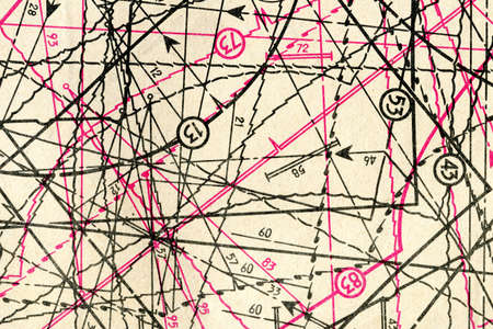 Piece of paper pattern for sewing.の写真素材