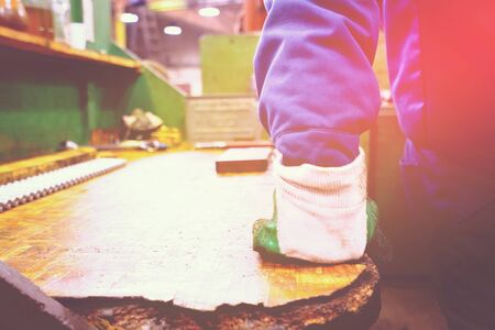 Iron and steel factory and production.の写真素材