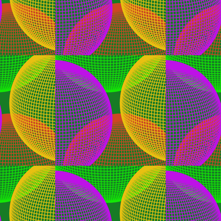 Background illustration vector seamless pattern abstract grid.のイラスト素材