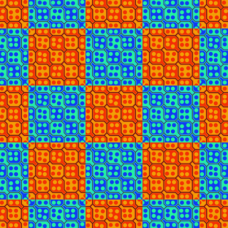 Background vector illustration seamless pattern oriental style decorative grille.のイラスト素材