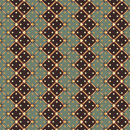 Background illustration seamless pattern of colored squares and circles.のイラスト素材