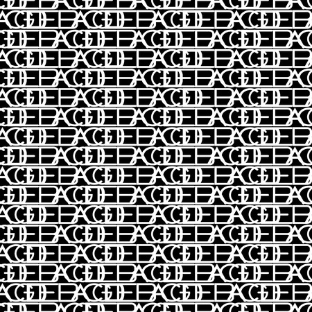 Background illustration abstract seamless pattern of colored letters.のイラスト素材
