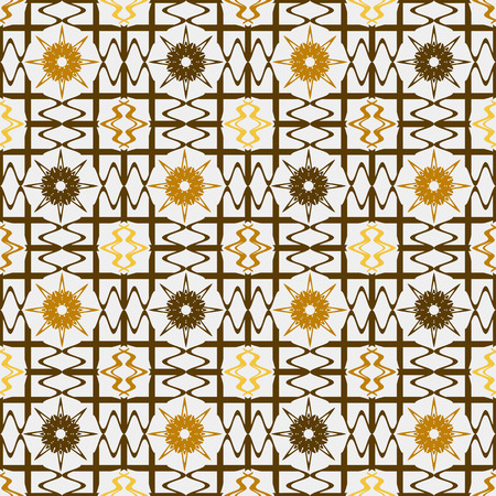 Background illustration seamless pattern abstract decorative grille.のイラスト素材