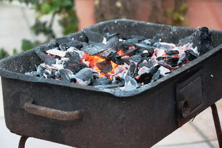 coal BBQの写真素材