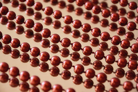 Pearls and Their reflectionの写真素材