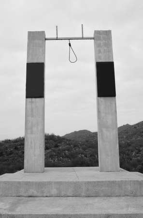 Horror place for hanging people During the warの写真素材