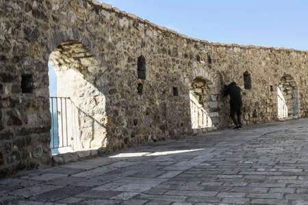 Old plane from a medieval castleのeditorial素材