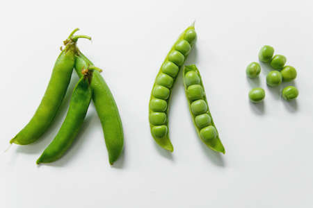 Fresh peasの写真素材