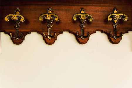 Antique hooksの写真素材