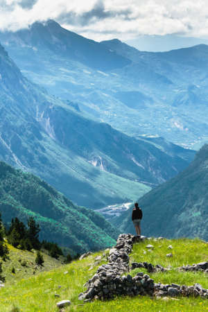 Admitting the beautiful sceneryのeditorial素材