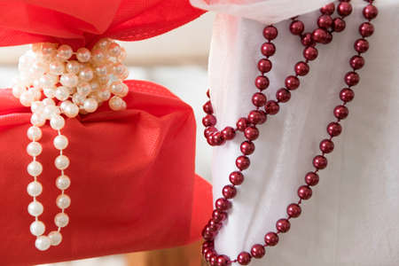 Image of luxury gifts. Holidays and celebration conceptの写真素材