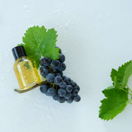 Natural skin care products with grape extracts . Healthy organic remedy, superfood for the skin