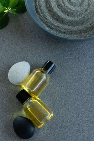 Natural skin care products,  relaxing massage time . Healthy remedy, wellness conceptsの写真素材