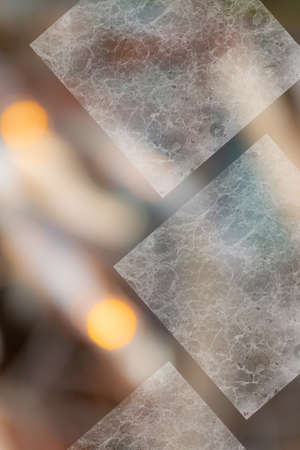 Blurred abstract background  with stone marble graphic elements. Glowing backdrop with space for...