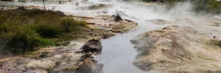 Natural volcanic hot springs. Bulgaria