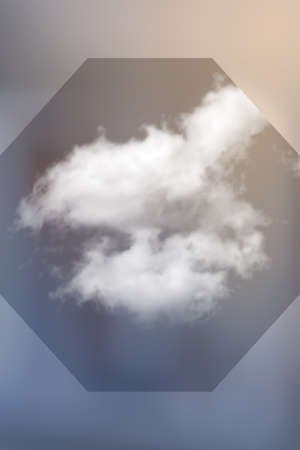 Cloudy abstract background with soft colors and graphic elements. Glowing backdrop, space for textの写真素材