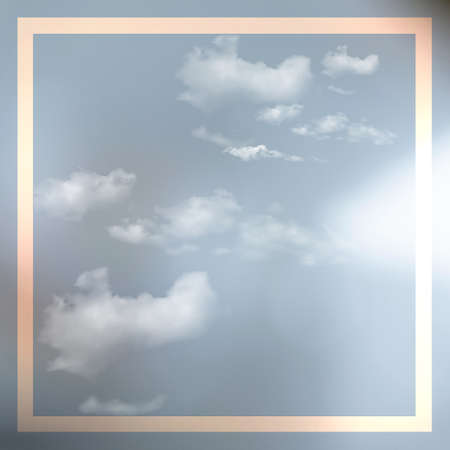 Cloudy abstract background with soft colors and graphic elements. Glowing backdrop, space for text
