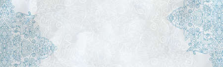 Soft colorful pattern with mandala element. Vintage decorative elements.  Islam, Arabic, Indian, Ottoman motifs.の写真素材