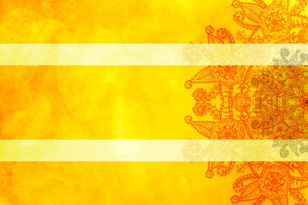 Soft colorful pattern with mandala element. Vintage decorative elements.  Islam, Arabic, Indian, Ottoman motifs.の写真素材