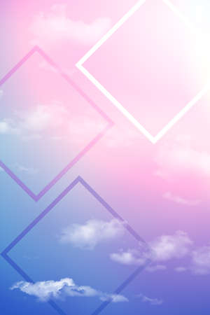 Cloudy abstract background with soft colors and graphic elements. Glowing backdrop, space for text