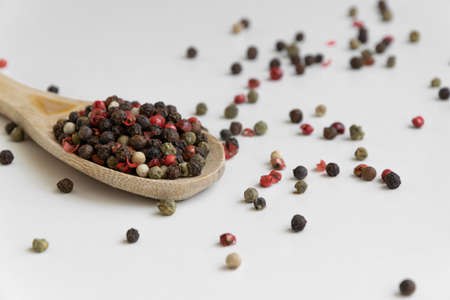 Mix of pepper seeds, spicy and condiment ingredients