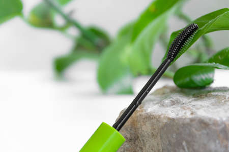 Organic mascara brush, alternative  healthy makeup product