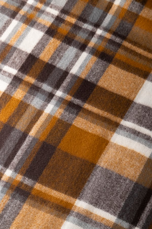 Fashionable seamless woolen cloth, warm modern textile close up viewの写真素材