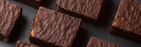 Homemade chocolate brownies, dessert themes