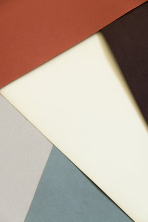 Geometric abstract background in minimal style and neutral colors, space for text.の写真素材