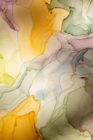 Beautiful marble surface in pastel tones with glitter effect. Modern abstract stone background.の写真素材