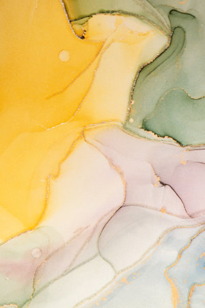 Beautiful marble surface in pastel tones with glitter effect. Modern abstract stone background.の写真素材