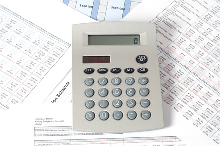 financial documentsの写真素材
