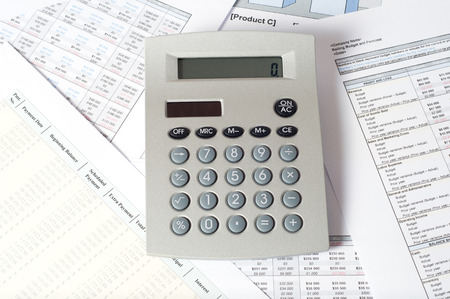 financial documentsの写真素材