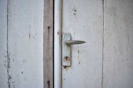 An old door handle