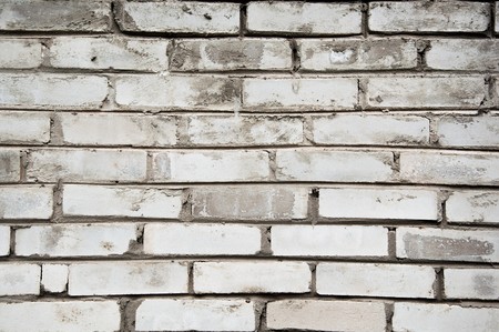 wall brickwork white background horizontal close up
