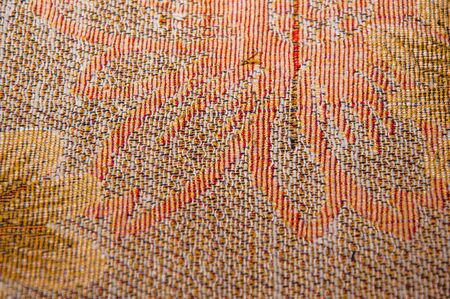 orange and brown a fabric texture background