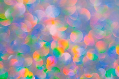 the abstract blurred multicolor retro bokeh backgroundの写真素材
