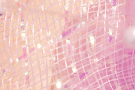 blurred abstract pink background fabric texture waveの写真素材